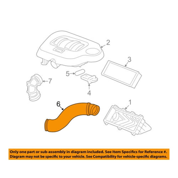 Chevrolet GM OEM 06-11 HHR Air Cleaner Intake-Intake Duct Tube Hose 15865168