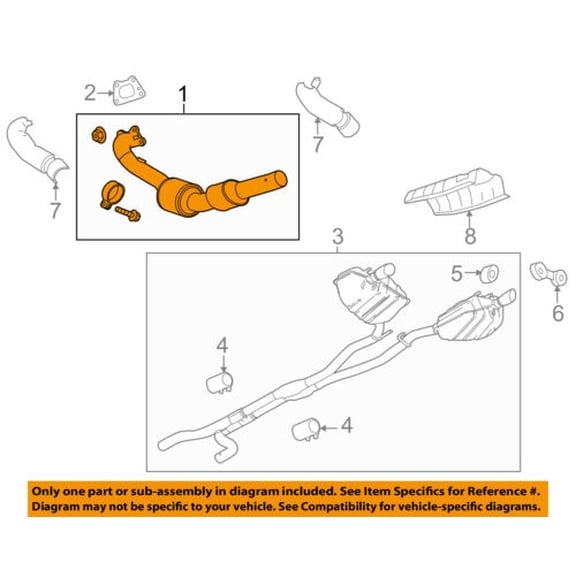 Chevrolet GM OEM 12-15 Camaro 3.6L-V6-Catalytic Converter 22980286