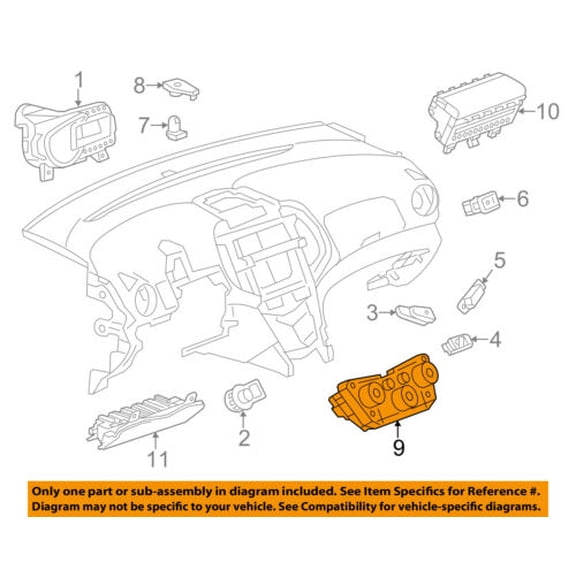 Chevrolet GM OEM Sonic-Climate Control Unit Temperature Fan Heater A/C 94781800