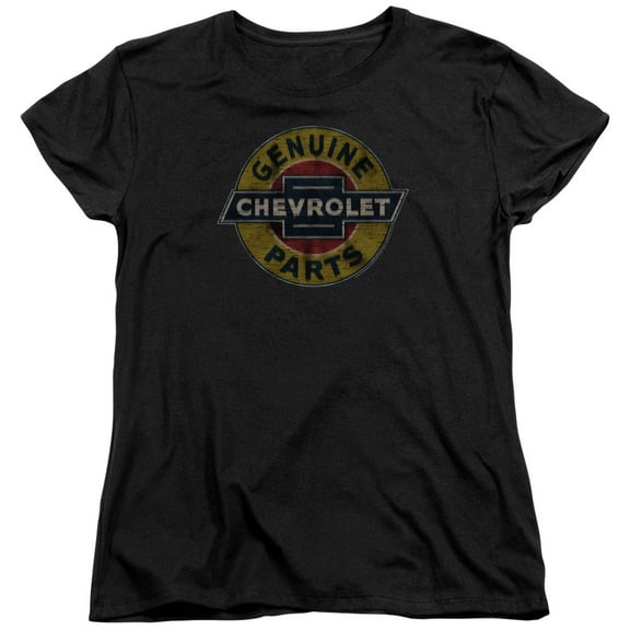 Chevrolet - Genuine Chevy Parts Distressed Sign - Women's Short Sleeve Shirt - Small