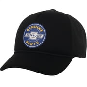 Chevrolet Genuine Parts Classic Logo Black Trucker Hat   High Crown, Mesh Back, One Size