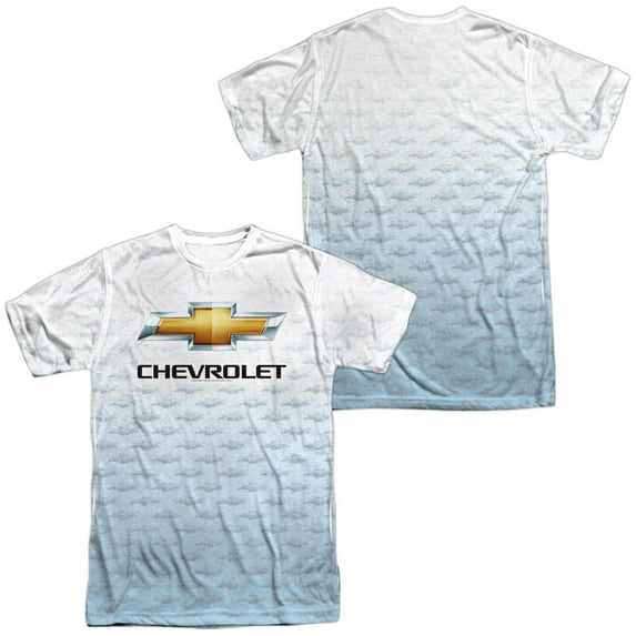 Chevrolet Heartbeat Road Unisex Adult Sublimated Costume T Shirt (Front/Back), Medium Multicolor