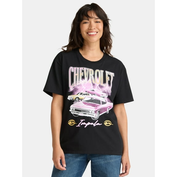 Chevrolet Impala Women’s Graphic Tee, Sizes XXS-XXL