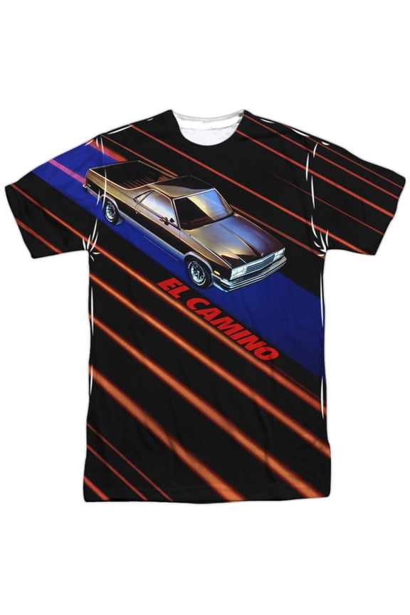 Chevy Men's Laser Camino Sublimation T-shirt White