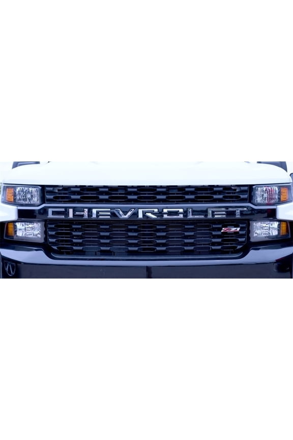 Chevrolet Lettering Emblems Fits select: 2019-2021 CHEVROLET SILVERADO, 2022 CHEVROLET SILVERADO LTD