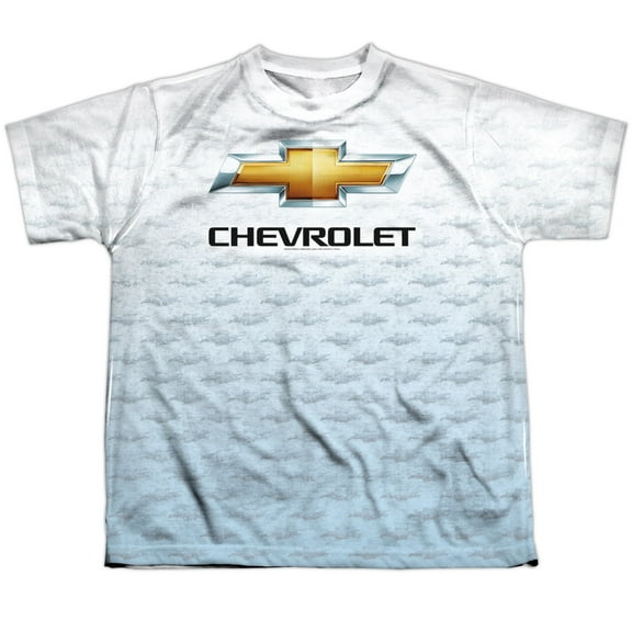 Chevrolet - Logo Repeat - Youth Short Sleeve Shirt - X-Large