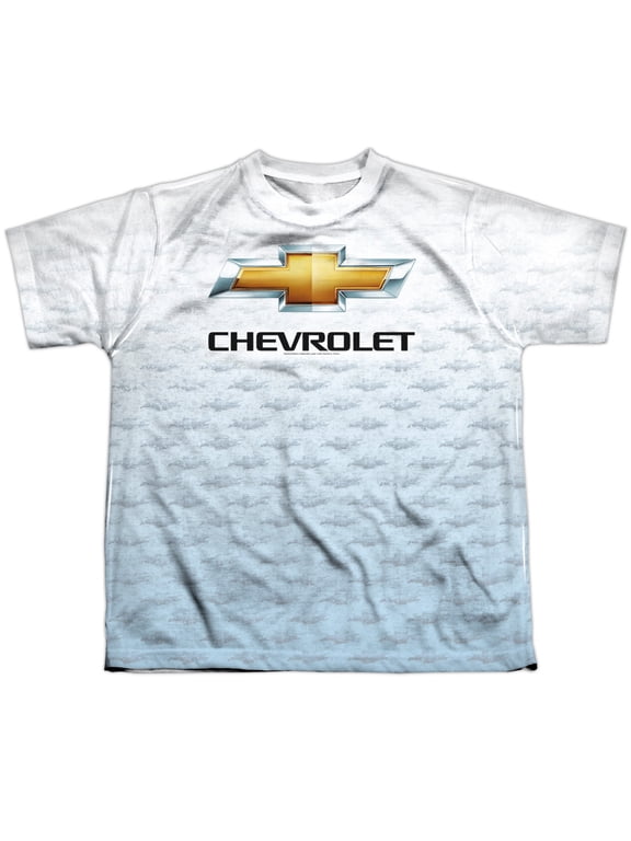 Chevrolet - Logo Repeat - Youth Short Sleeve Shirt - X-Large