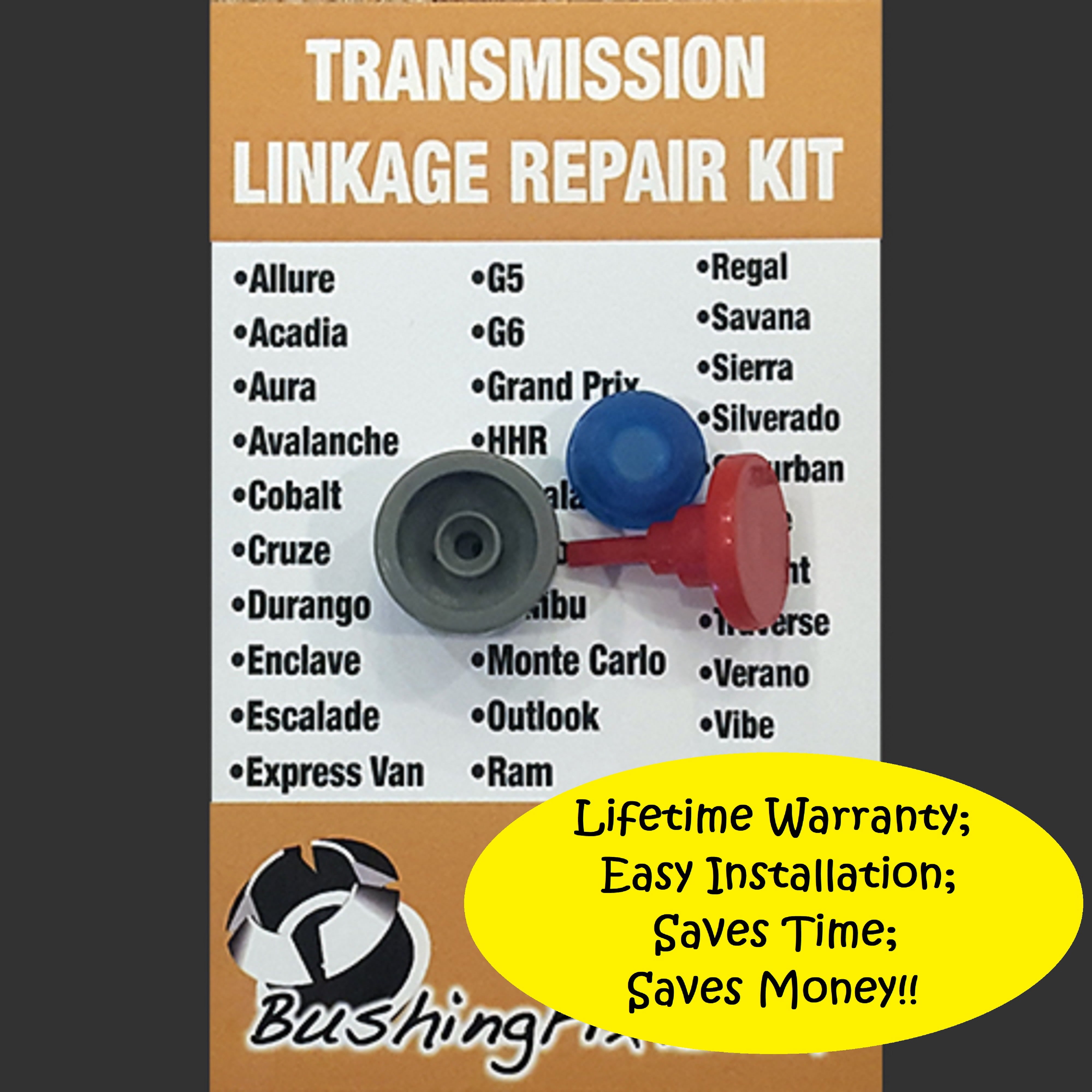 Chevrolet Malibu (Chevy Malibu) Automatic shift cable repair kit with