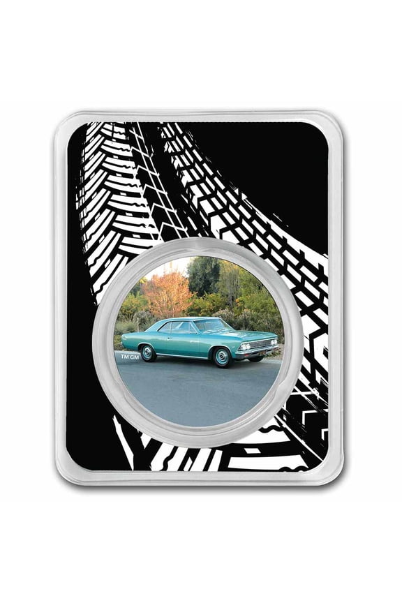 Chevrolet Malibu Colorized 1 oz Silver w/ TEP