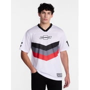Chevrolet Men's and Big Men's Graphic Mesh Soccer Jersey, Sizes XS-5XL