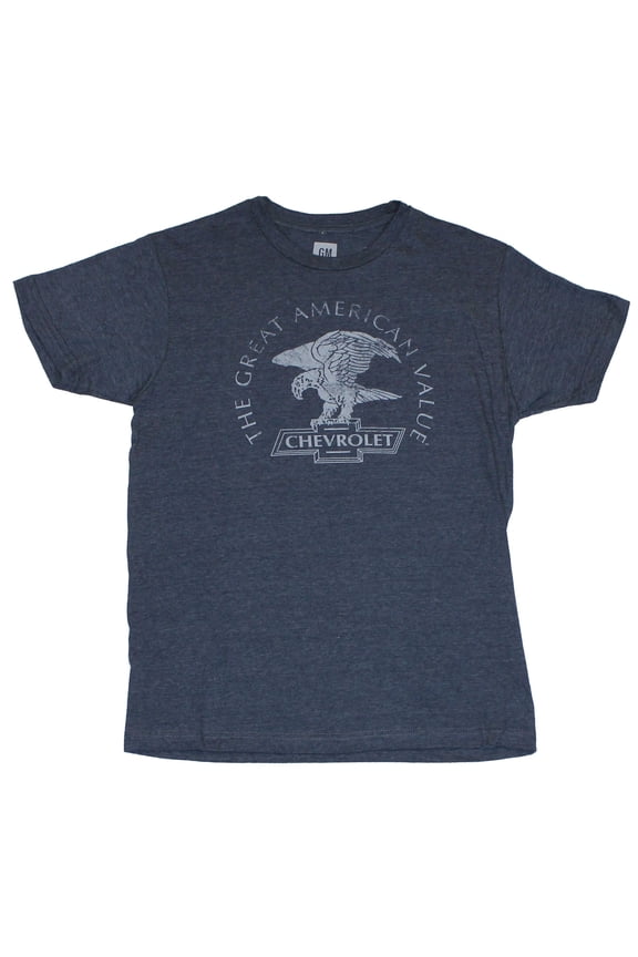 Mens T-Shirt - Chevy the Great America Value Eagle Image (Small)