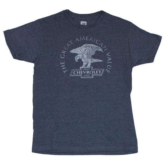 Chevrolet Mens T-Shirt - Chevy the Great America Value Eagle Image (Small)