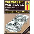 thumbnail image 1 of Chevrolet Monte Carlo Gas Models (70-88) Haynes Repair Manual ^, 1 of 3