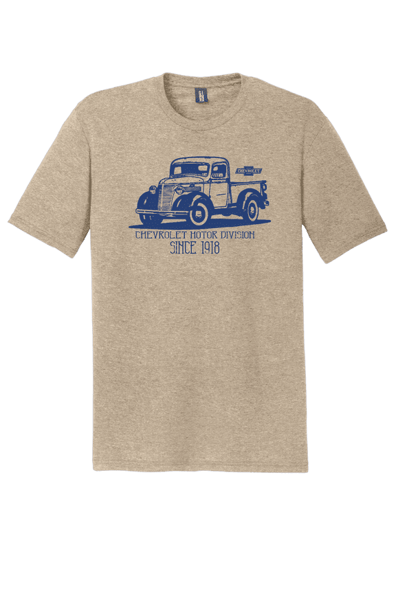 Chevrolet Motor Division 1918 Graphic T Shirt - Tan Heather M