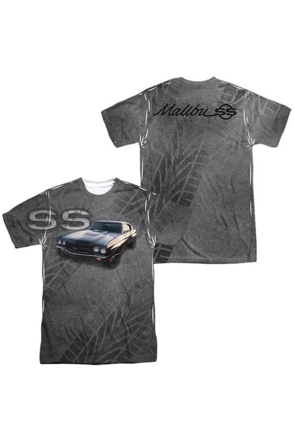 Men's Chevy Muscle Chevelle Ss Sublimation T-shirt Medium White