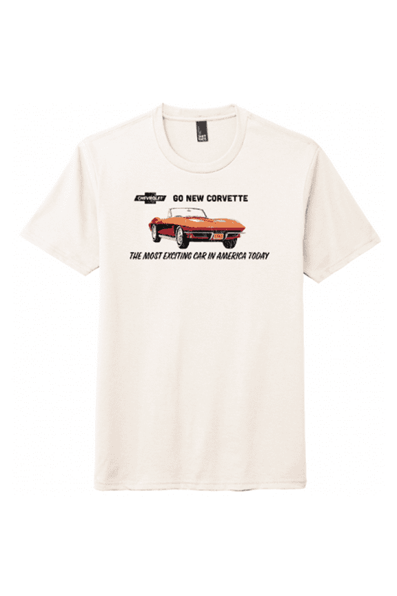 Chevrolet "New Car" Corvette Tee - Cream XL