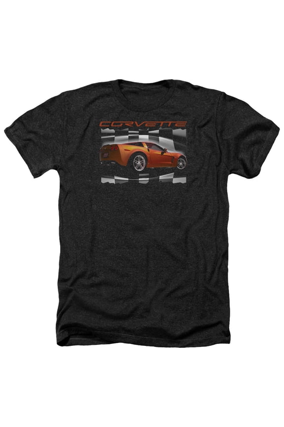 Chevrolet - Orange Z06 Vette - Heather Short Sleeve Shirt - Small