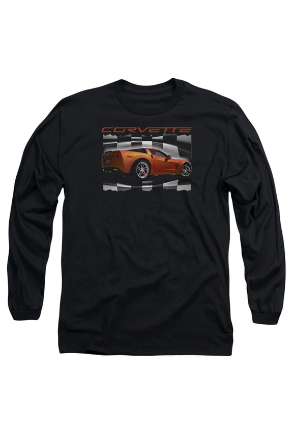 - Orange Z06 Vette - Long Sleeve Shirt - Large