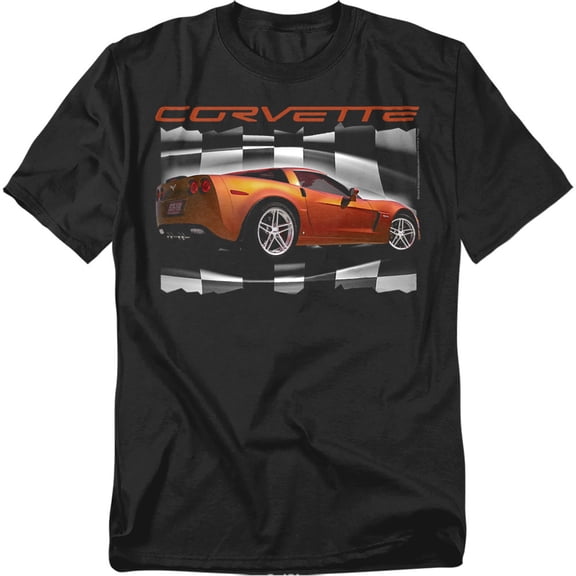 Chevrolet Orange Z06 Vette Officially Licensed Adult T-Shirt S