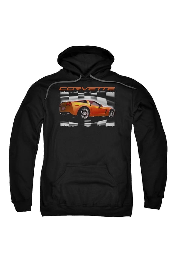 - Orange Z06 Vette - Pull-Over Hoodie - Large