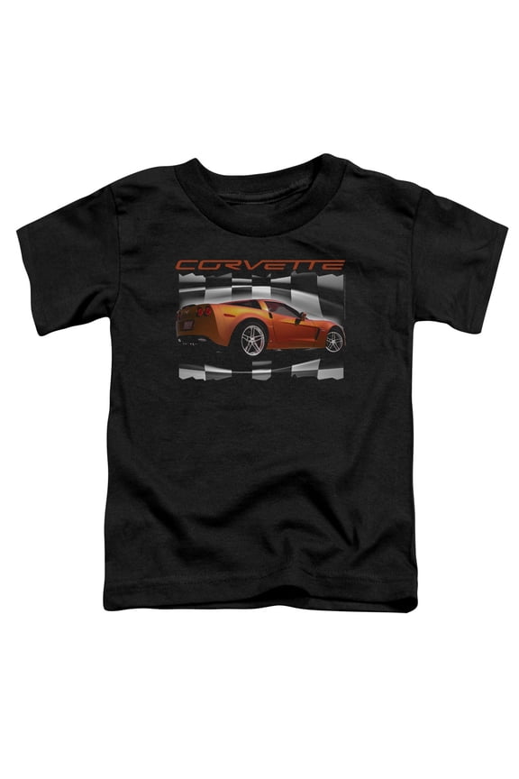 Chevrolet - Orange Z06 Vette - Toddler Short Sleeve Shirt - 4T