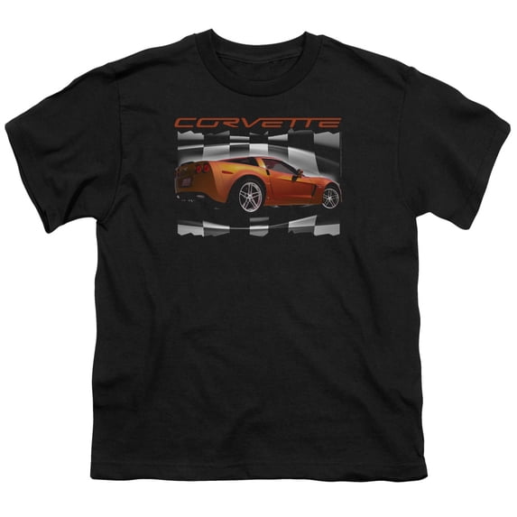 Chevrolet - Orange Z06 Vette - Youth Short Sleeve Shirt - Large