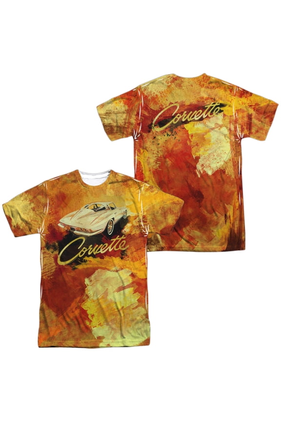 Painted Sting Ray Unisex Adult Sublimated Costume T Shirt (Front/Back), Medium Multicolor