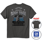 Chevrolet Pickup American Tough Since 1918 USA Flag Shirt Gray Official Licensed 3XL