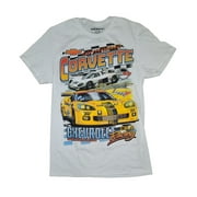 CHEVROLET RACING Corvette White Graphic T-Shirt - 3XL