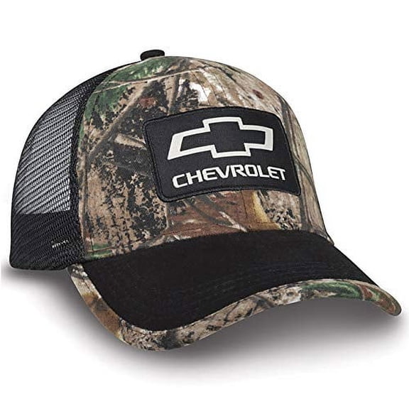 Chevrolet Realtree Patch Camo Mesh Baseball Cap