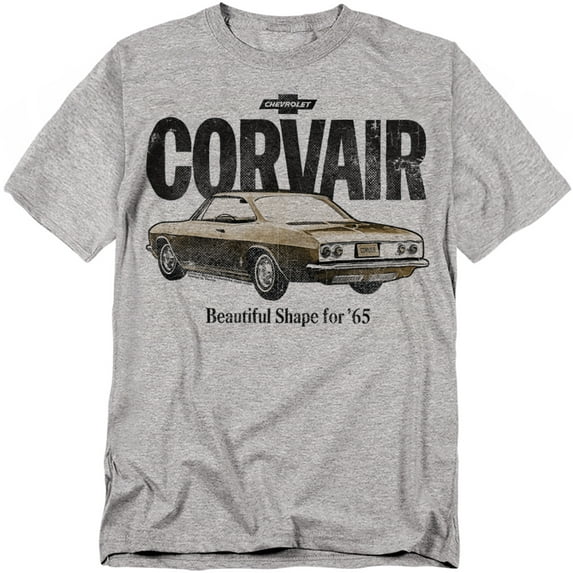 Men's Chevy Retro Corvair T-shirt XXXXX-Large Athletic Heather