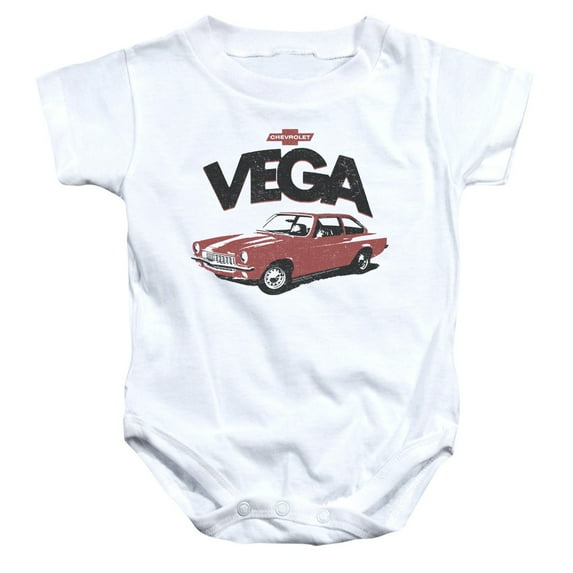 Chevrolet Rough Vega Infant Snapsuit White