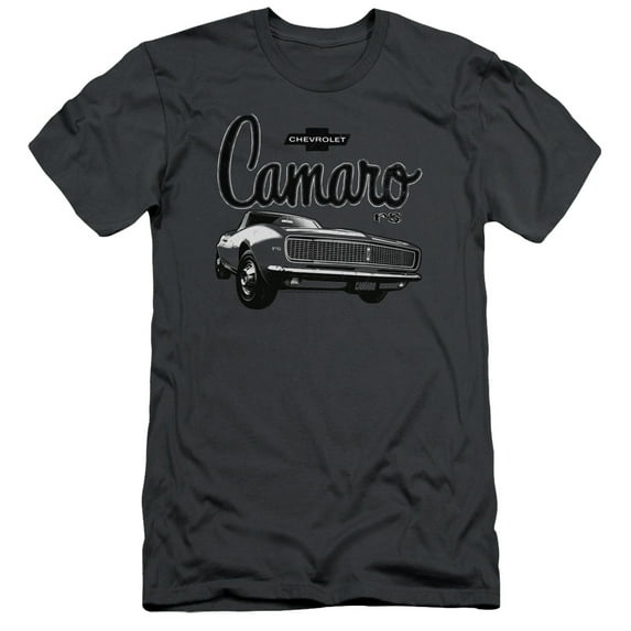 Chevrolet Script Car S/S Adult 30/1 T-Shirt Charcoal