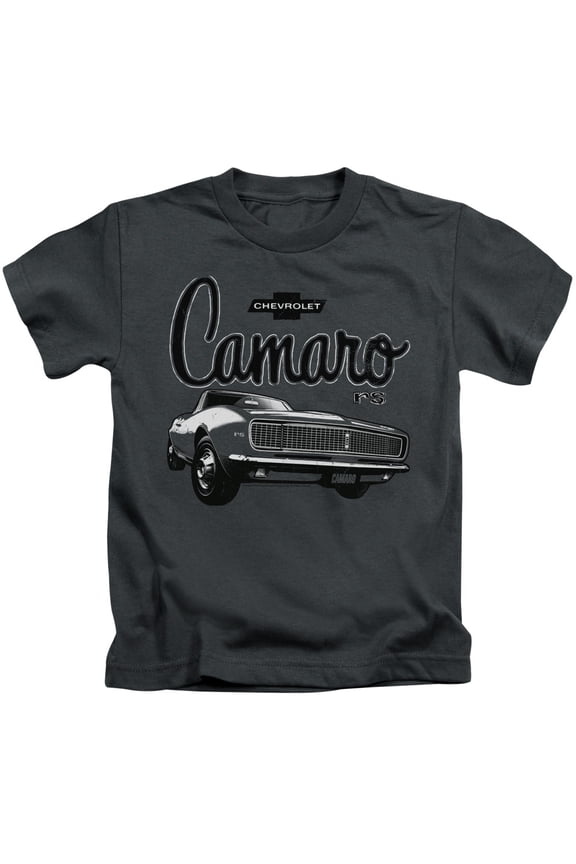 Chevrolet Script Car S/S Juvenile 18/1 T-Shirt Charcoal(4)