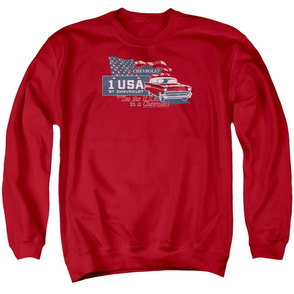 Chevrolet - See The Usa - Crewneck Sweatshirt - Medium