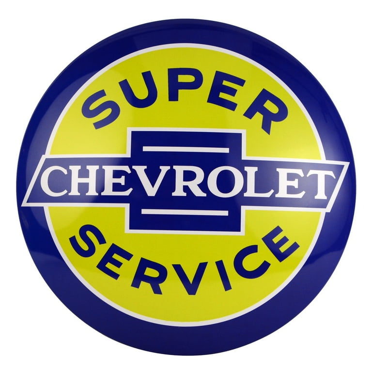 Chevrolet Service Round Dome Tin Button Sign Chevy Bowtie Shop/Garage Wall Decor Chevrolet Service Round Dome Tin Button Sign Chevy Bowtie Shop/Garage Wall Decor