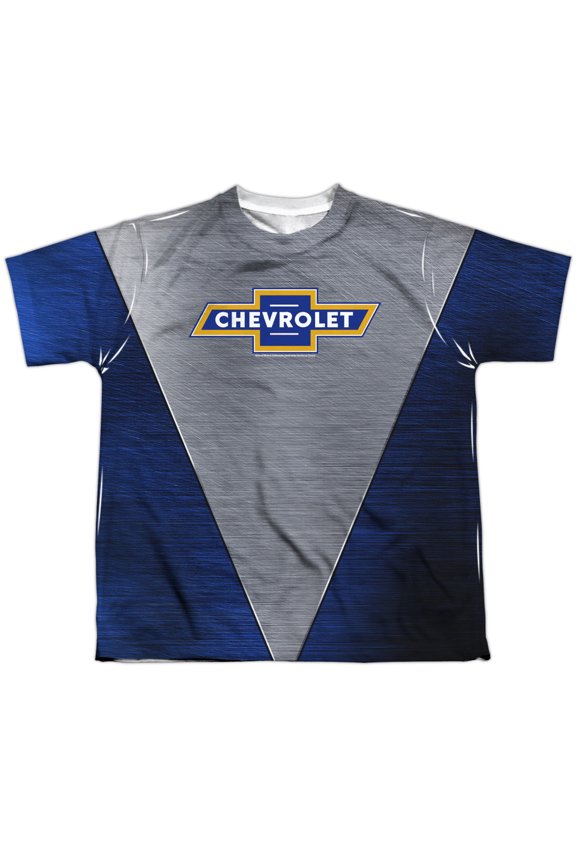 Chevrolet - Shiny Chevy Logo - Youth Short Sleeve Shirt - Large