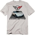 thumbnail image 1 of Chevrolet Silver 01 Vette Officially Licensed Adult T Shirt, 1 of 7