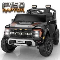 Ford F150 Raptor 24V Powered Ride on Cars for Kids, Extra large Real 2 Seater Ride on Toys with Remote Control, Bluetooth, LED, Truck Storage, Electric Vehicles Ride on Truck for Boys Girls Gifts