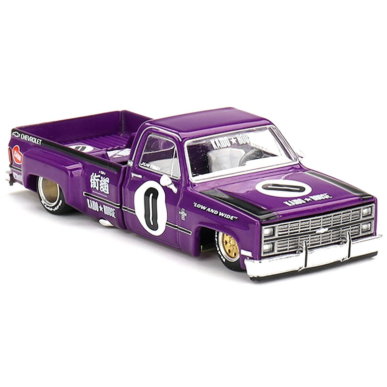 KUSTOMCITY 1 セット purple&greyy Kaido House x Mini GT 1:64 Datsun 510 Pro Street Anniversary