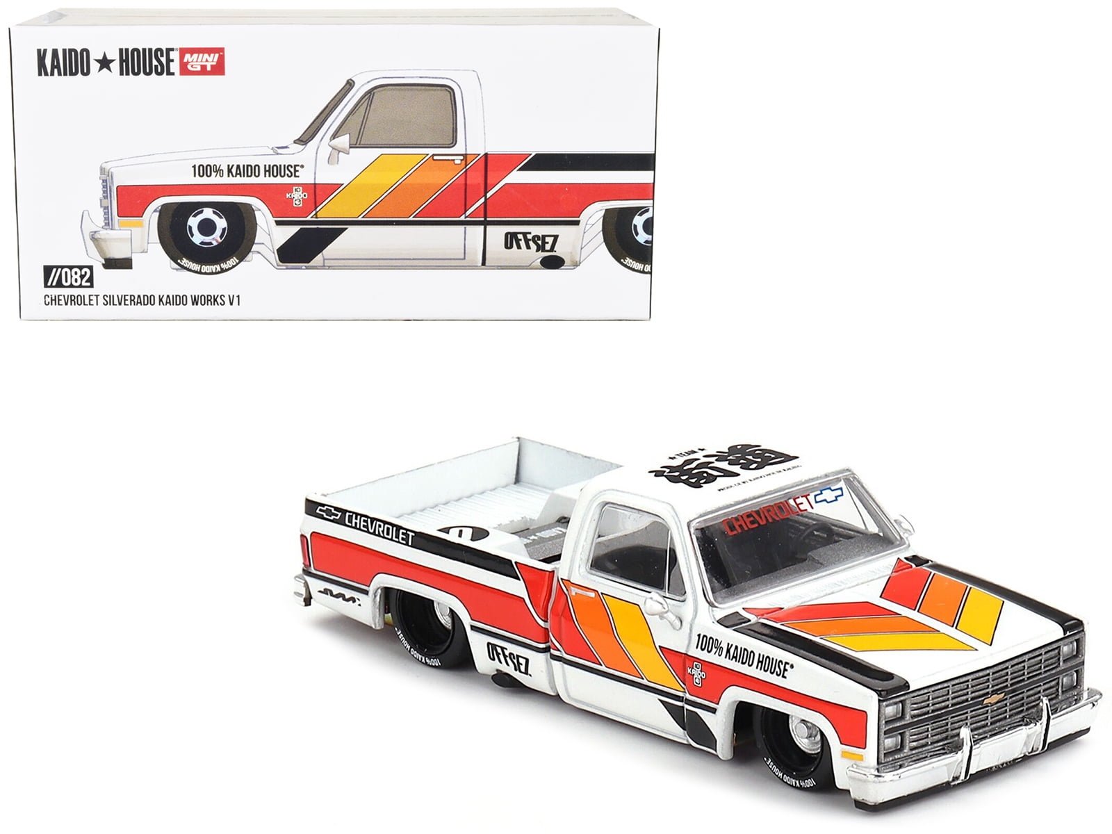 Chevrolet Silverado KAIDO WORKS V1 Truck White w/Graphics 