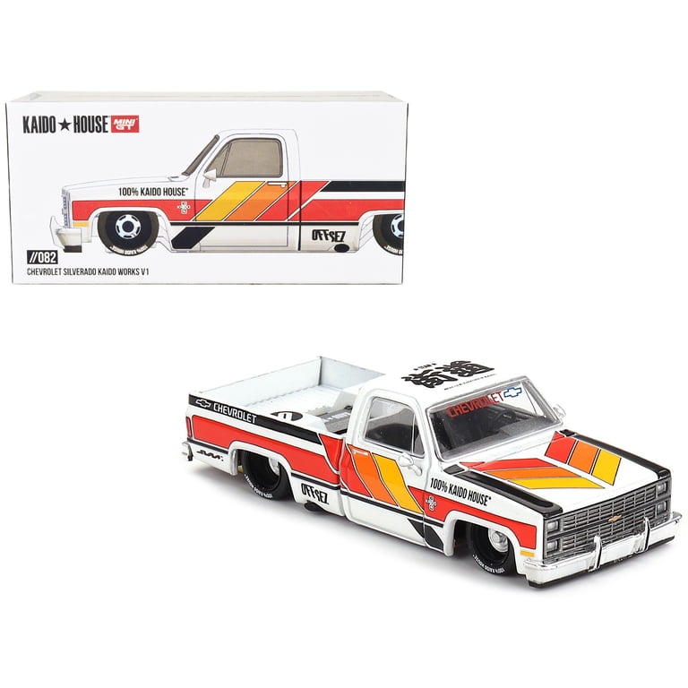 街道ハウス　MINI GT Chevrolet Silverado Mini GT x Kaido House Chevrolet Silverado Kaido Works V1 - Walmart.com