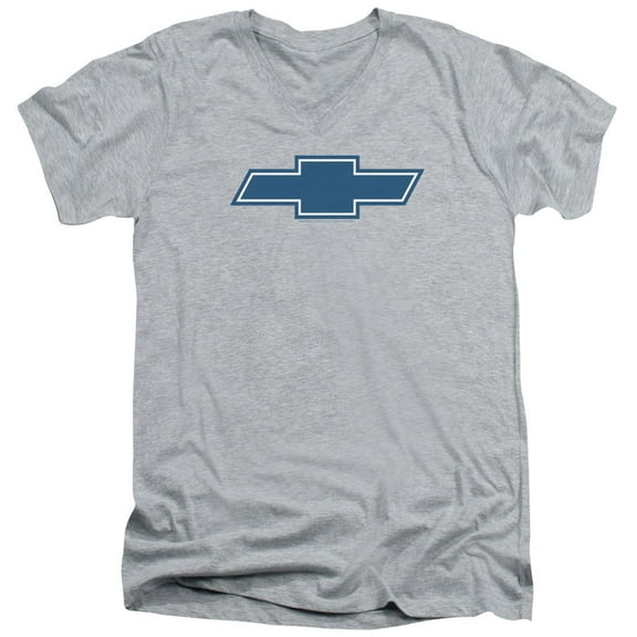 Chevrolet - Simple Vintage Bowtie - Slim Fit V Neck Shirt - Large