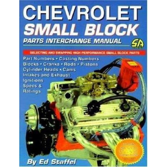 Pre-Owned Chevrolet Smallblock Parts Interchange Manual (Paperback) 1884089259 9781884089251
