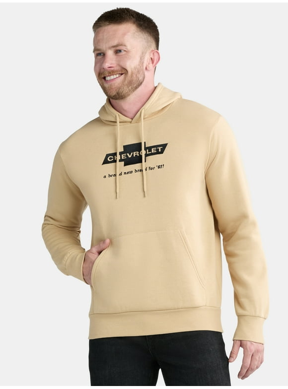 Chevrolet Sportvan Men's Graphic Print Hoodie with Long Sleeves, Sizes S-2XL