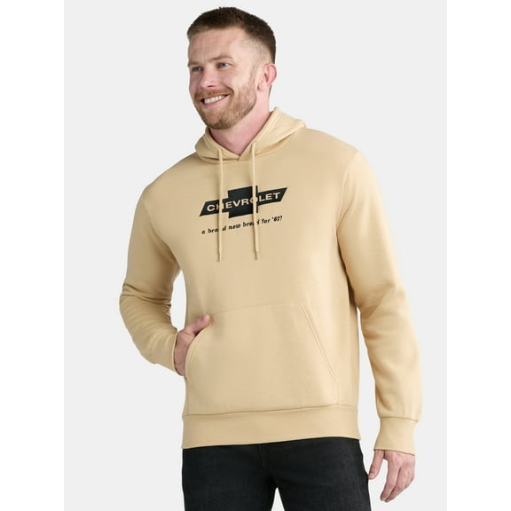 Chevrolet Sportvan Men's Graphic Print Hoodie with Long Sleeves, Sizes S-2XL
