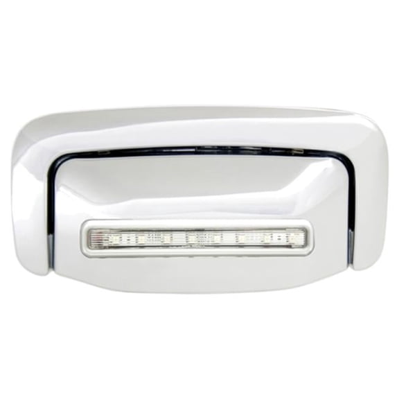 Chevrolet Suburban Tahoe 2000 - 2006 LED Liftgate Handle, Chrome Red LED Clear Lens