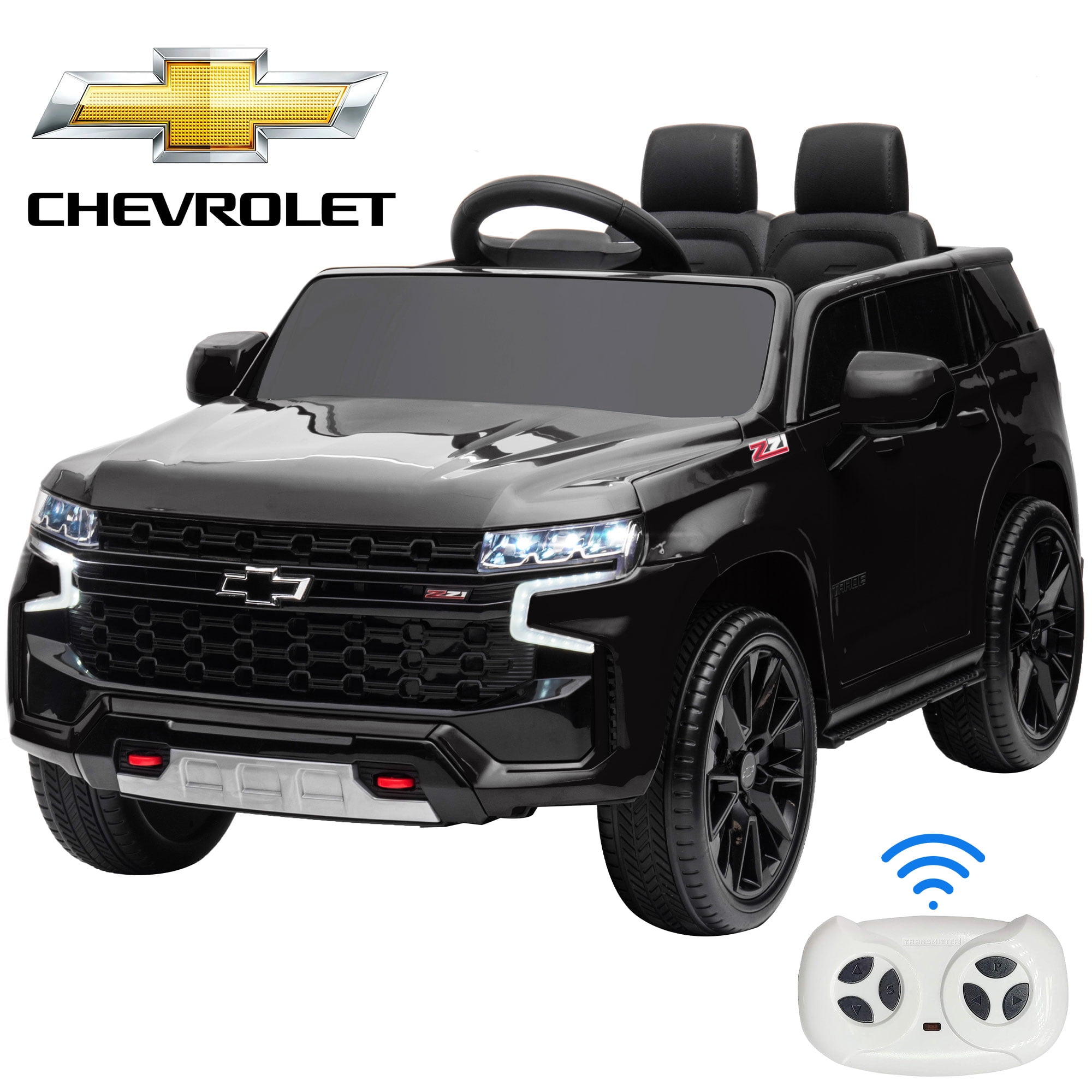 Chevrolet TAHOE Ride on Car for Kids, 12V Powered Ride on Toy with Remote Control, Horn Honking