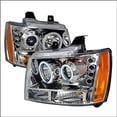 thumbnail image 1 of Chevrolet Tahoe 2007 2008 2009 CCFL LED Halo Projector Headlights - Chrome, 1 of 1