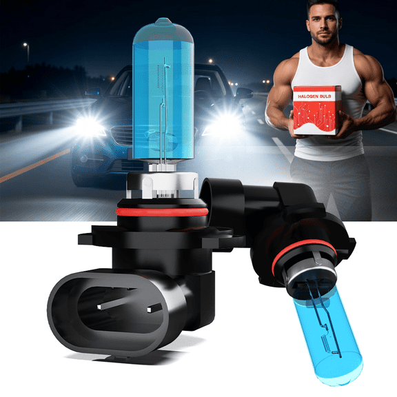 For Chevrolet Tahoe 2007-2020,9005 Halogen Headlight Bulbs 6000K, Direct Plug and Play, Halogen High Low Beams Car Halogen bulbs Replacement 12V-100W, Pack of 2